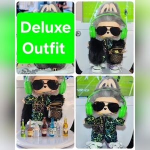 Fits Labubu Clothes Irridescent Fur